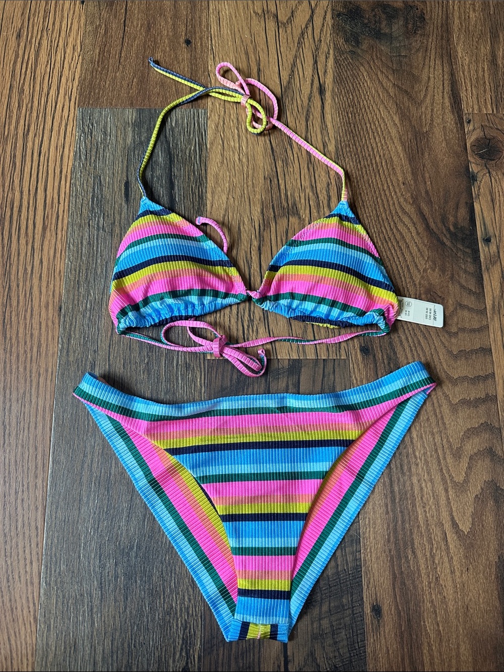 Aerie Multicolor Stripe Bikini
